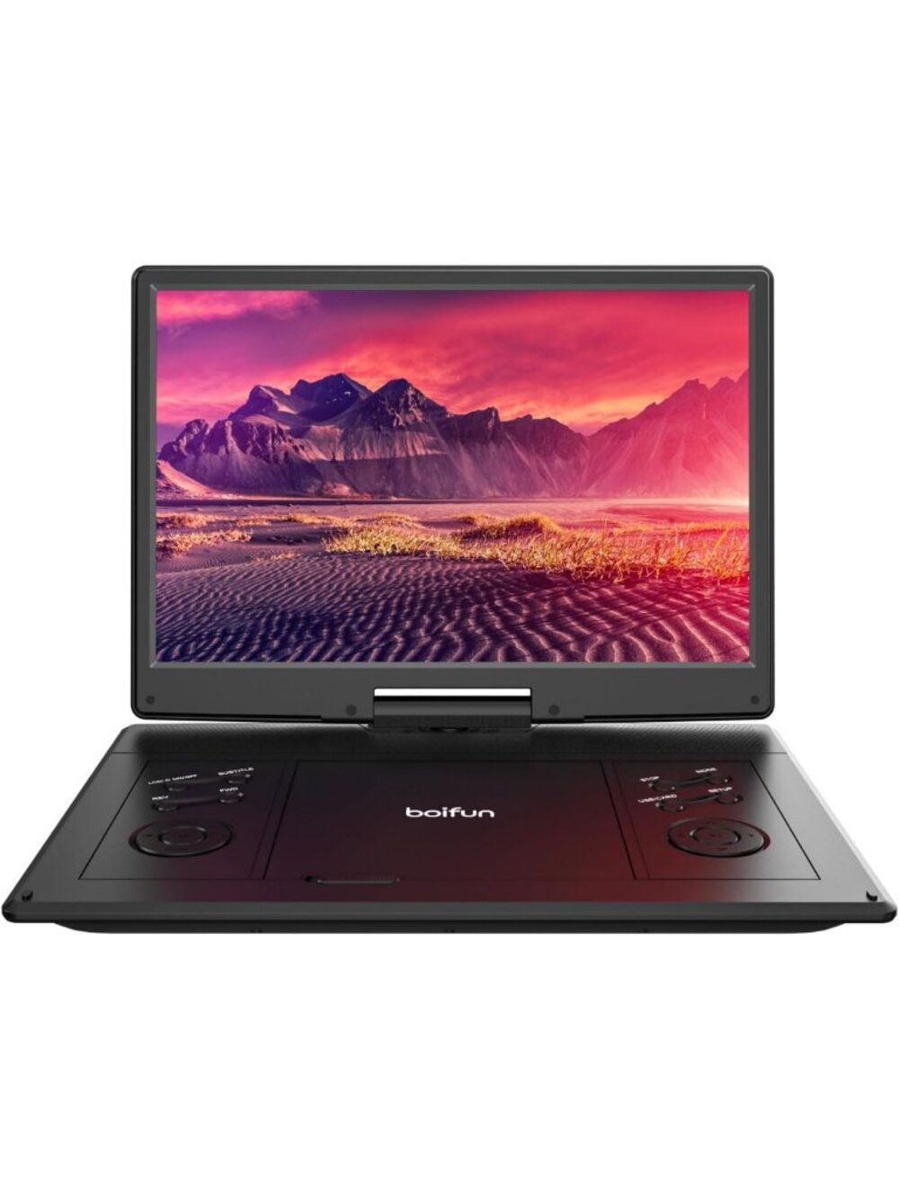 15.7” Portable DVD Player - 14.1” HD Screen, 6-Hour Battery Life